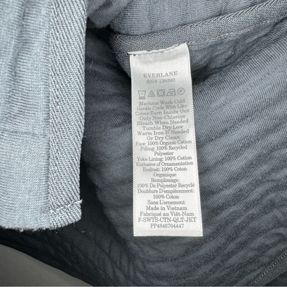 Everlane The Organic Cotton Quilted Shirt Jacket XS - Picture 15 of 16